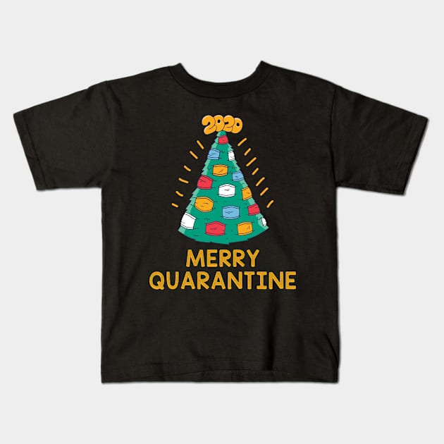 Christmas 2020 Christmas Tree Quarantine Kids T-Shirt by Jonas Design